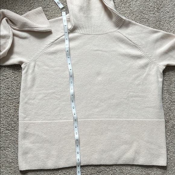 Athleta Soft Cream Cowl Neck Sweater XS - Picture 8 of 8